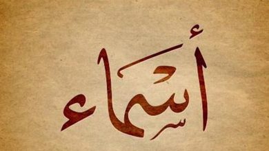 معنى اسم اسماء في اللغة العربية