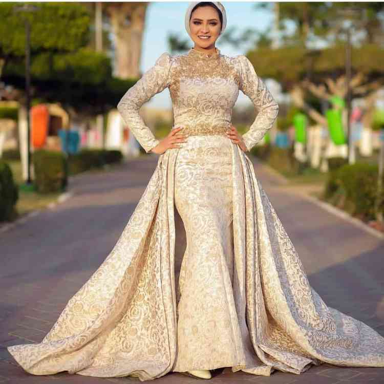 فساتين خطوبة للمحجبات 2021