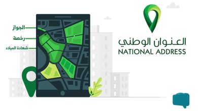 طريقة تحديث العنوان الوطني في الراجحي